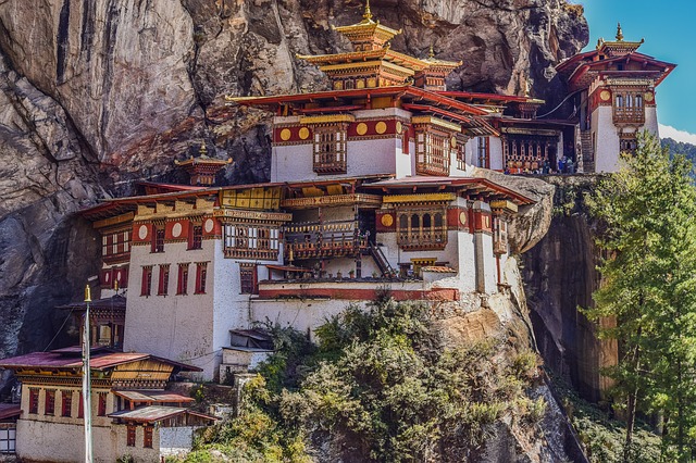 klášter bhútán